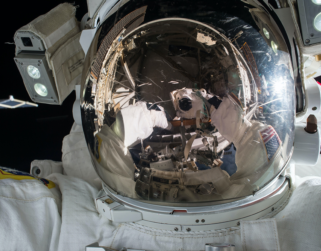 Astronaut i rummet